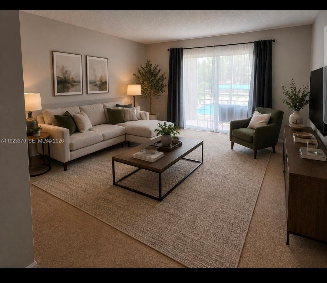 View from living room