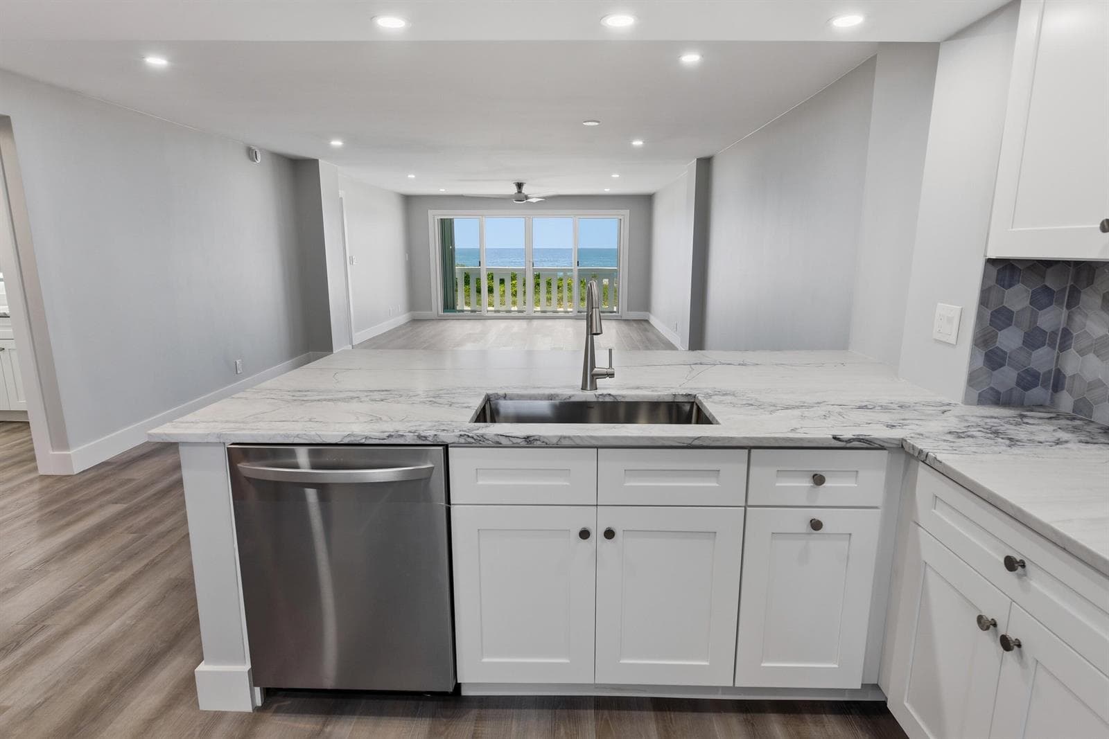 Ocean View from Kitchen