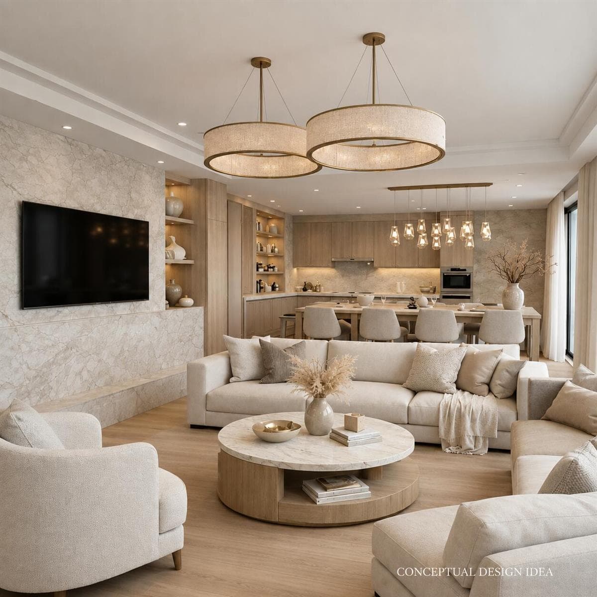 Rendering Living Area Concept505/506