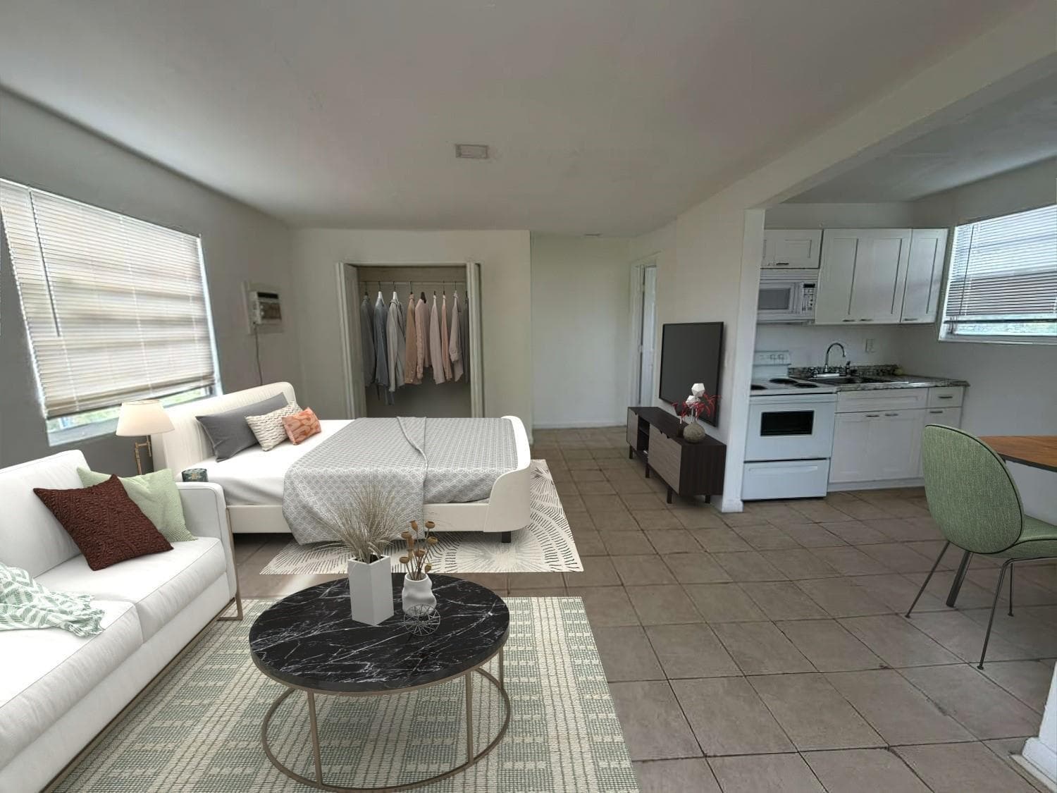 Virtual staging