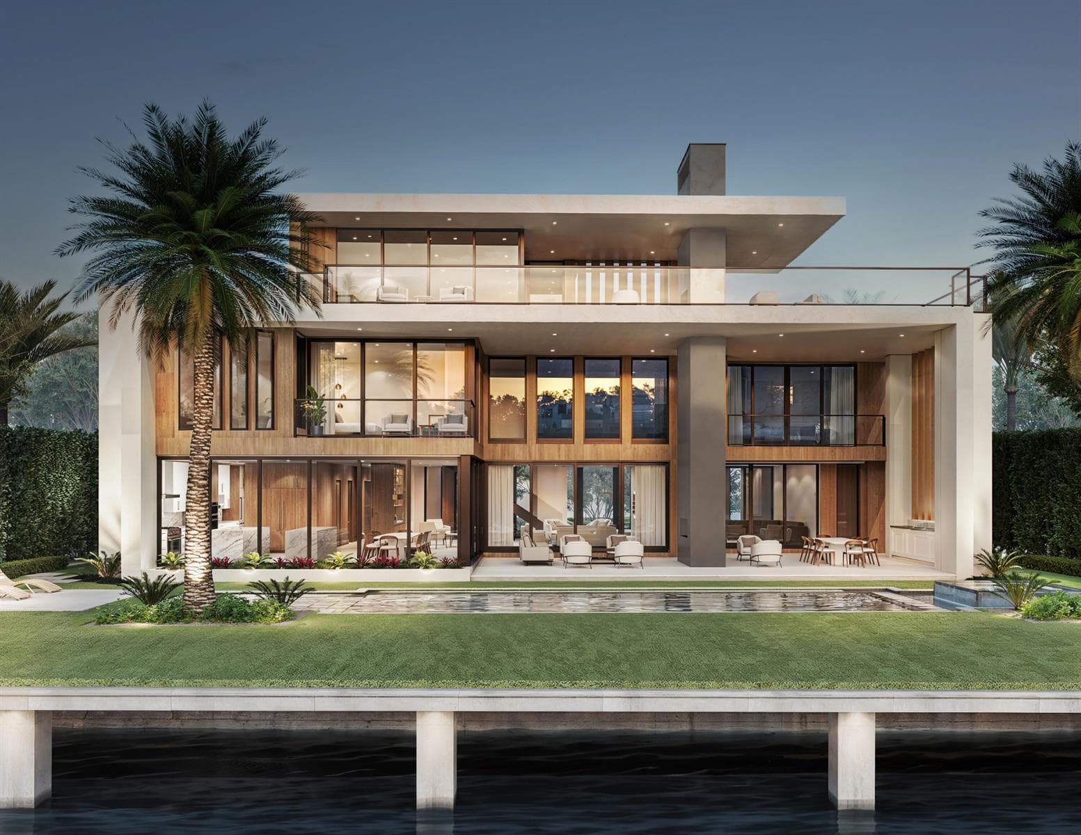 Rear view from Waterfront